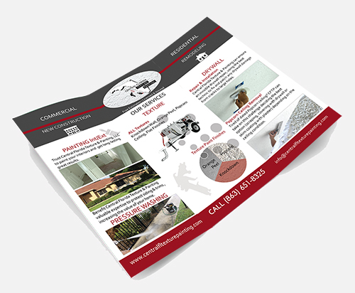 Central Florida Texture & Painting brochure